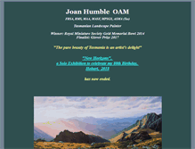 Tablet Screenshot of joanhumble.com.au